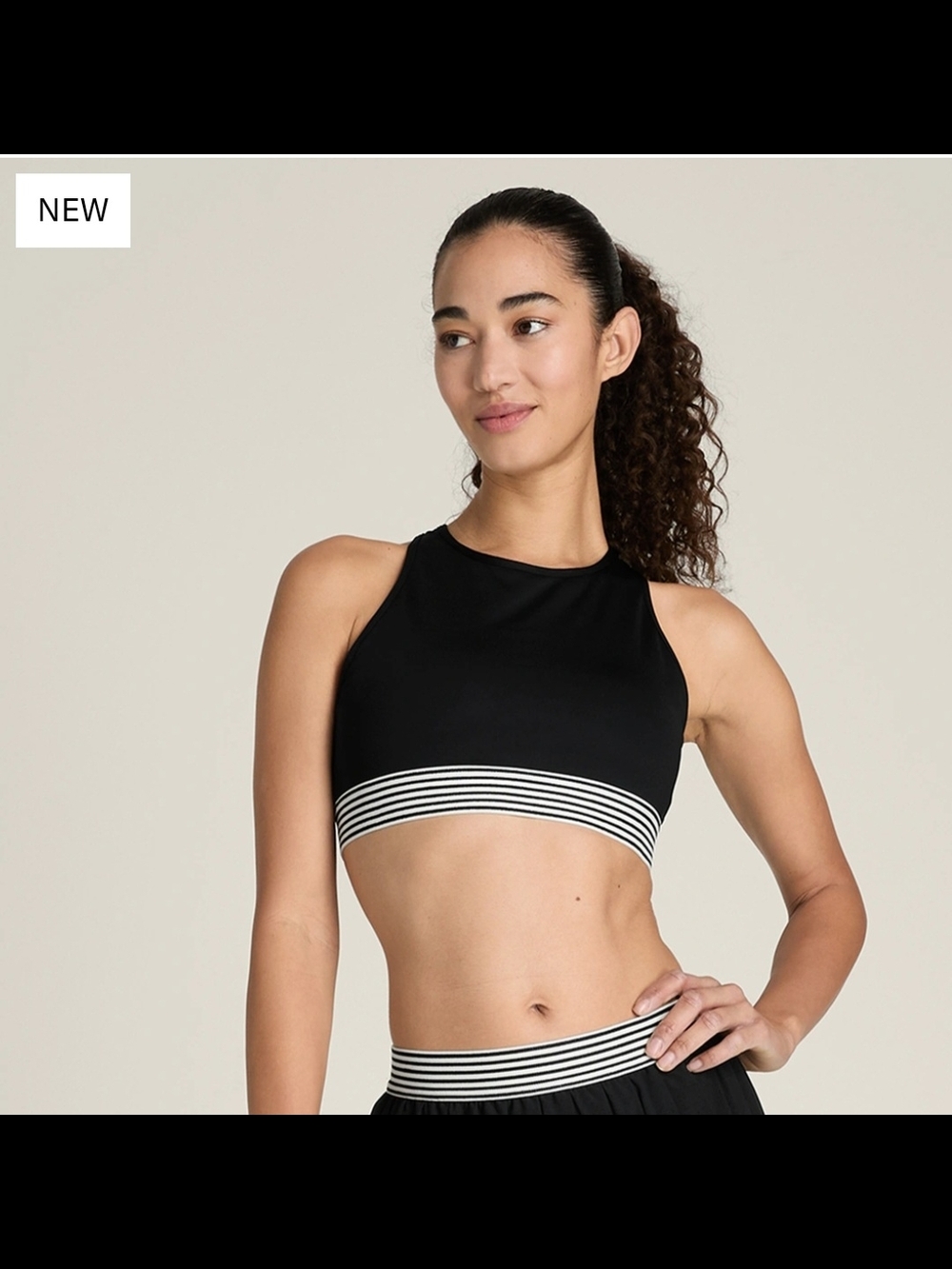 NWT Women's Wilson High Neck Padded Sports Bra Small